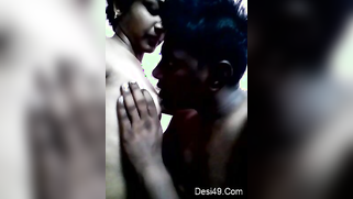 Amateur video of the Indian man kissing wife's tits before sex | XXX Video on AllSex.XXX