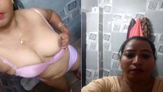 Shower XXX video where the Indian mom flashes nice titties | XXX Video on AllSex.XXX