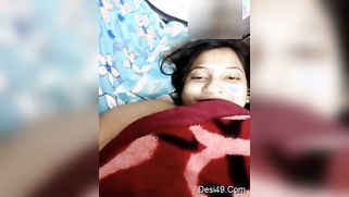 Indian possessor of nose piercing wakes up and shows XXX melons | XXX Video on AllSex.XXX