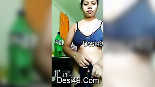 Desi woman's big natural boobs can easily be called XXX wonder | XXX Video on AllSex.XXX