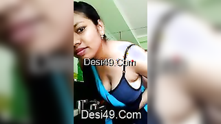 Desi woman's big natural boobs can easily be called XXX wonder | XXX Video on AllSex.XXX