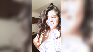 Indian possessor of beautiful tits goes on the balcony to film XXX video | XXX Video on AllSex.XXX