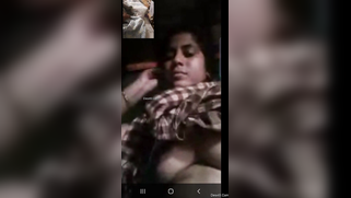 XXX partner jerks off when he watches the Indian showing boobs | XXX Video on AllSex.XXX