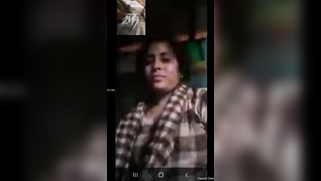 XXX partner jerks off when he watches the Indian showing boobs