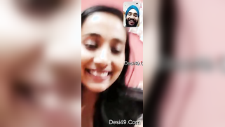 Bearded lover is lucky to see young Desi's sizable XXX melons | XXX Video on AllSex.XXX