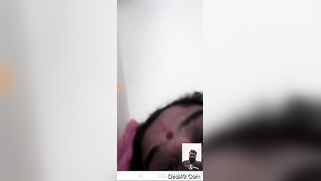 Woman cheers up the self-isolated Desi hubby showing XXX stuff