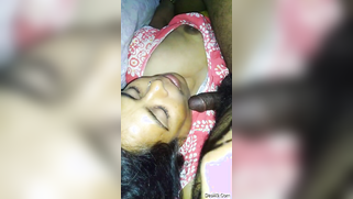 Desi aunty is sleeping while the perv is touching her face with XXX stick | XXX Video on AllSex.XXX