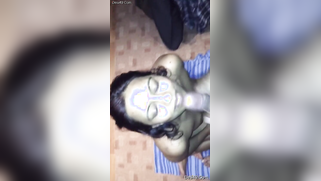 Lucky neighbor cums on Indian neighbor's face after XXX blowing | XXX Video on AllSex.XXX