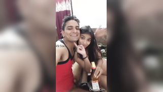 Desi couple drinks beer and the guy waits for the moment to have sex | XXX Video on AllSex.XXX