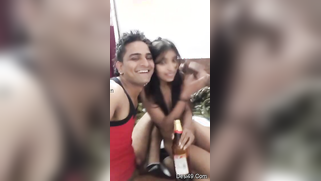 Desi couple drinks beer and the guy waits for the moment to have sex | XXX Video on AllSex.XXX