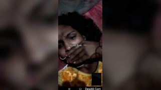 Hubby falls asleep and the cheating Indian calls XXX buddy