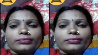 Married Indian lady with nose piercing teases lover in XXX video | XXX Video on AllSex.XXX