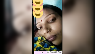 Married Indian lady with nose piercing teases lover in XXX video | XXX Video on AllSex.XXX