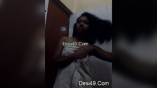 Beautiful Indian girl plays with soft boobies in the restroom | XXX Video on AllSex.XXX