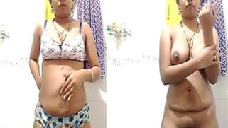 Lack of sex toys doesn't prevent the Indian girl from masturbation | XXX Video on AllSex.XXX