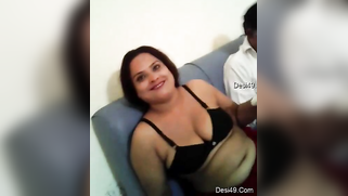 Busty Desi beauty wants sex and tries to draw husband's attention | XXX Video on AllSex.XXX