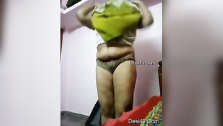 Lover can't fuck the Indian but he watches her changing clothes | XXX Video on AllSex.XXX