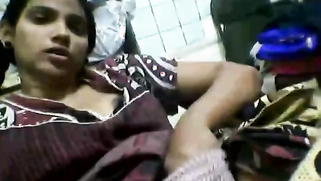 Amateur masturbation video by the Indian wench with earrings | XXX Video on AllSex.XXX