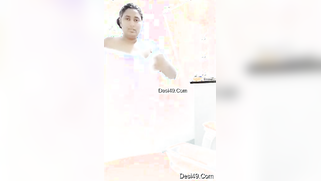 Pregnant aunty of Indian origin puts on clothes after taking a shower | XXX Video on AllSex.XXX