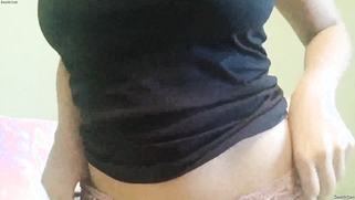 Winsome Desi with glasses undresses to masturbate pussy on the bed | XXX Video on AllSex.XXX