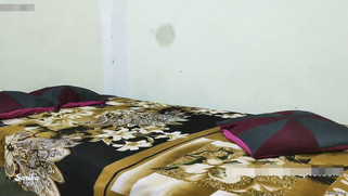 Indian babe with nose piercing lies on the bed to touch herself | XXX Video on AllSex.XXX