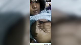 Indian aunty isn't ashamed of playing with boobs on the camera | XXX Video on AllSex.XXX