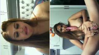 Big-tittied Indian camgirl puts sex toy in mouth and fingers pussy | XXX Video on AllSex.XXX