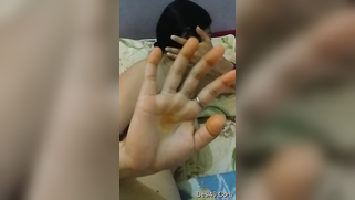 Naked Desi is shy about posing on camera but hubby won't calm down | XXX Video on AllSex.XXX