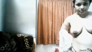 Paunchy housewife of Indian origin walks naked in front of camera | XXX Video on AllSex.XXX