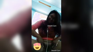 Smiling Indian with glasses listens to music and undresses at once | XXX Video on AllSex.XXX