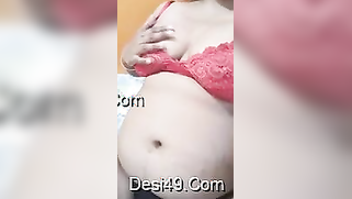 Amateur Desi turns on very much touching her gigantic hooters | XXX Video on AllSex.XXX