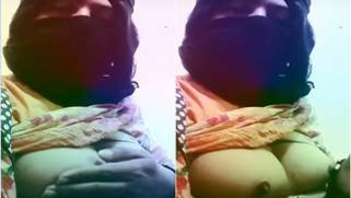 Desi is smart enough to put on a balaclava before exposing boobs | XXX Video on AllSex.XXX