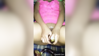 There are no sex toys and the Desi man offers the wife to use veggies | XXX Video on AllSex.XXX