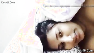 Pretty Desi female wakes up with the idea of filming XXX video | XXX Video on AllSex.XXX