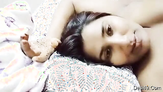 Pretty Desi female wakes up with the idea of filming XXX video | XXX Video on AllSex.XXX