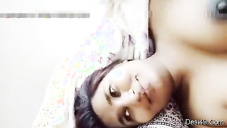 Pretty Desi female wakes up with the idea of filming XXX video | XXX Video on AllSex.XXX