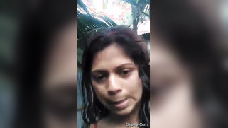 Outdoor shower video should draw men's attention as the Desi thinks | XXX Video on AllSex.XXX