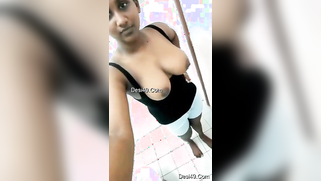Dirty Desi college girl makes beautiful boobs leave black top | XXX Video on AllSex.XXX