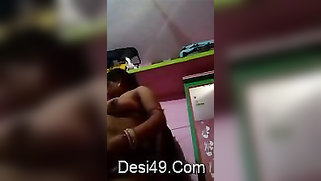 Lustful Desi BBW spreads vagina before going on a date with lover | XXX Video on AllSex.XXX