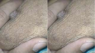 Close-up XXX video of the Indian man playing with wife's nipples | XXX Video on AllSex.XXX