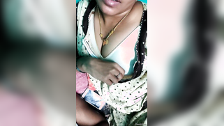 Lover has to wait if he wants to see Indian female's big boobs