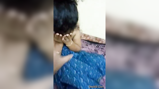 Goal-seeking Desi man films breasts of his shy spouse in the bedroom | XXX Video on AllSex.XXX