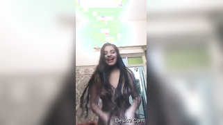 Long-haired Indian babe with awesome tits likes to dance being naked | XXX Video on AllSex.XXX