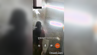 Indian girl takes a shower but she isn't going to interrupt video call | XXX Video on AllSex.XXX