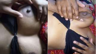 Indian woman is relaxing while the husband is touching her boobs | XXX Video on AllSex.XXX