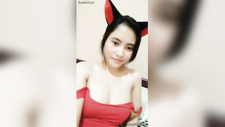 Tits of the Indian kitty in a red dress will make spectators horny | XXX Video on AllSex.XXX