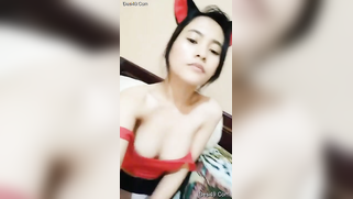 Tits of the Indian kitty in a red dress will make spectators horny | XXX Video on AllSex.XXX