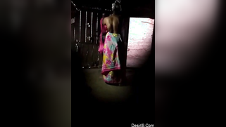 Perv hides in the barn to film the naked body of his Desi landlady | XXX Video on AllSex.XXX