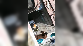 Sneaky boy with camera films his naked Indian neighbor after bathing | XXX Video on AllSex.XXX