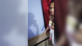 Lazy Indian man films the girlfriend after she comes out from shower | XXX Video on AllSex.XXX